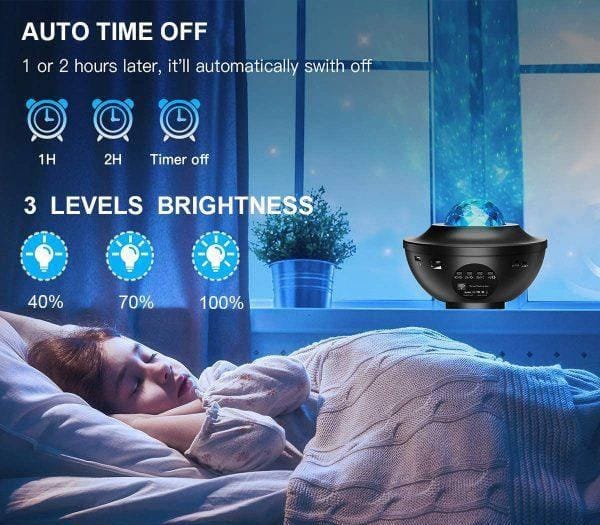 Galaxy Sky Night Projector With Music Bluetooth Speaker