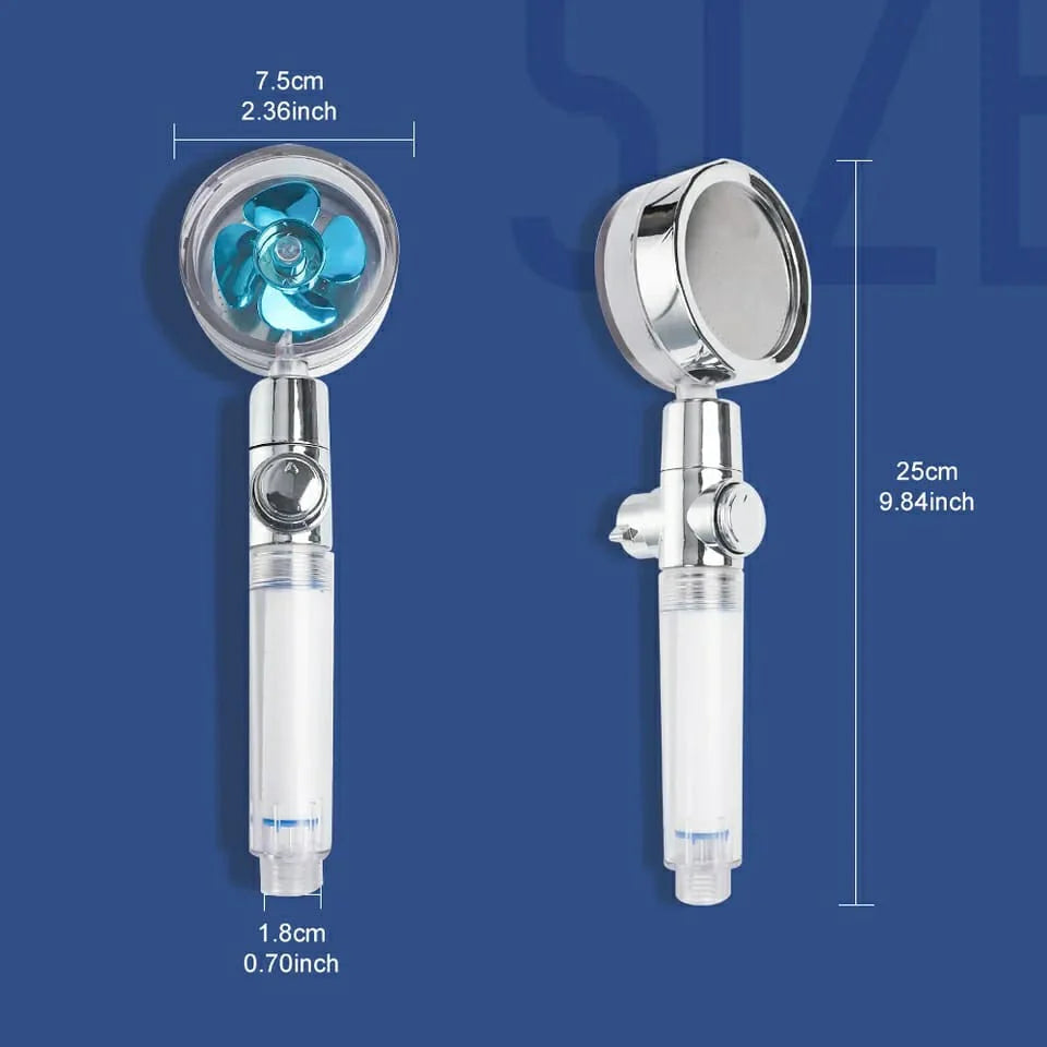 Pressurized Shower Head Turbine