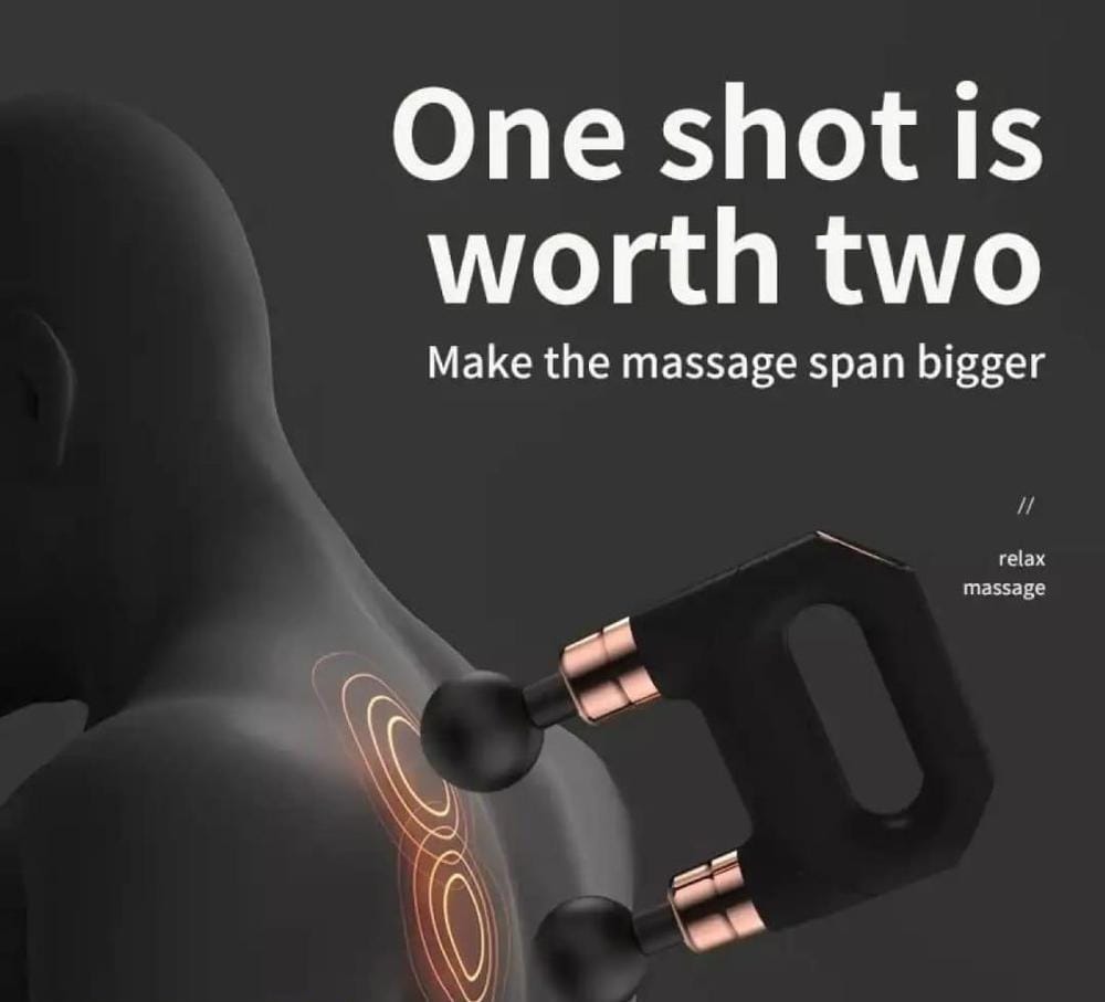 portable double heads massage machine