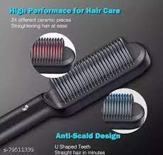 Heat Control Straightener Brush