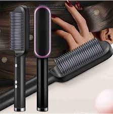 Heat Control Straightener Brush